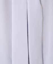 F6BAD11220 MICHEL KLEIN(小さいサイズ)(メゾン ドゥ サンク) [小さいサイズ]ボウタイブラウス ラベンダー