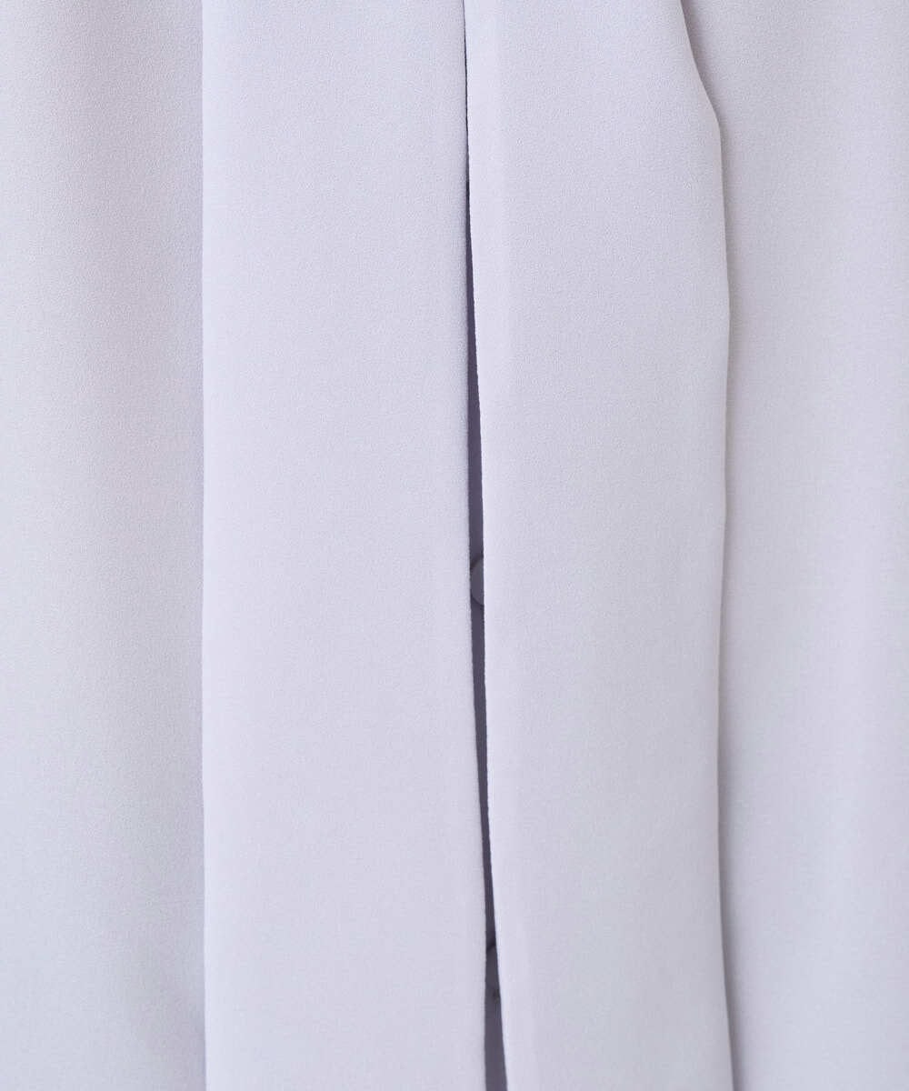 F6BAD11220 MICHEL KLEIN(小さいサイズ)(メゾン ドゥ サンク) [小さいサイズ]ボウタイブラウス ラベンダー