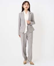 F6BAD11220 MICHEL KLEIN(小さいサイズ)(メゾン ドゥ サンク) [小さいサイズ]ボウタイブラウス ラベンダー