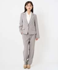 F6BAD11220 MICHEL KLEIN(小さいサイズ)(メゾン ドゥ サンク) [小さいサイズ]ボウタイブラウス ラベンダー