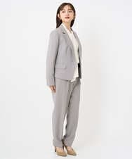 F6BAD11220 MICHEL KLEIN(小さいサイズ)(メゾン ドゥ サンク) [小さいサイズ]ボウタイブラウス ラベンダー