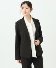 F6BAD11220 MICHEL KLEIN(小さいサイズ)(メゾン ドゥ サンク) [小さいサイズ]ボウタイブラウス ラベンダー