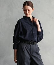 F6BAG20250 MICHEL KLEIN(小さいサイズ)(メゾン ドゥ サンク) 【小さいサイズ】[セットアップ対応]チェックコーデュロイシャツ ネイビー