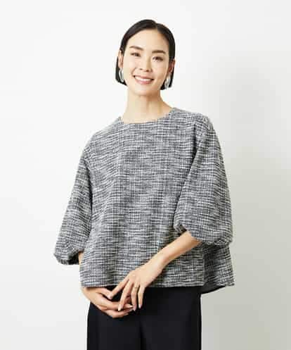 F6BDD02230  [小さいサイズ]ツィードライクプルオーバー