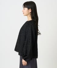 F6BDD03220 MICHEL KLEIN(小さいサイズ)(メゾン ドゥ サンク) [小さいサイズ][セットアップ対応]袖ボリュームブラウス ブラック