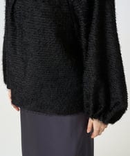 F6BDD03220 MICHEL KLEIN(小さいサイズ)(メゾン ドゥ サンク) [小さいサイズ][セットアップ対応]袖ボリュームブラウス ブラック