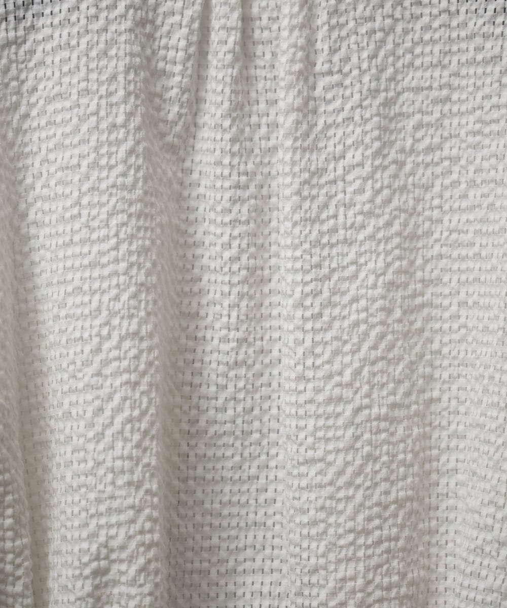 F6BGD05230 MICHEL KLEIN(小さいサイズ)(メゾン ドゥ サンク) [小さいサイズ][セットアップ対応]ワッフルノーカラーブルゾン ネイビー