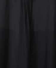 F6BGD06230 MICHEL KLEIN(小さいサイズ)(メゾン ドゥ サンク) [小さいサイズ]シアーツイルオーバーシャツ ブラック