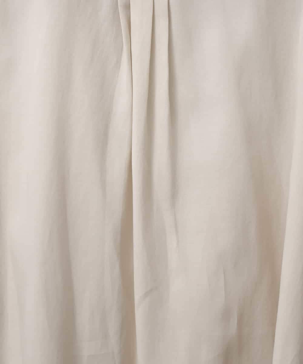 F6BGD06230 MICHEL KLEIN(小さいサイズ)(メゾン ドゥ サンク) [小さいサイズ]シアーツイルオーバーシャツ ブラック