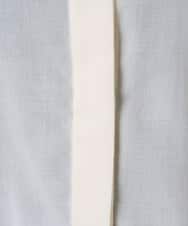 F6BGD07290 MICHEL KLEIN(小さいサイズ)(メゾン ドゥ サンク) [小さいサイズ]シアータッチ ドローストリングシャツブラウス アイボリー