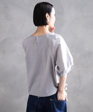 F6BHA06230 MICHEL KLEIN(小さいサイズ)(メゾン ドゥ サンク) [小さいサイズ]袖ボリュームブラウス ライトイエロー