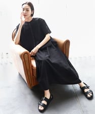 F6BHA18230 MICHEL KLEIN(小さいサイズ)(メゾン ドゥ サンク) [小さいサイズ]エンブロイダリーレースブラウス(セットアップ対応) ライトブルー