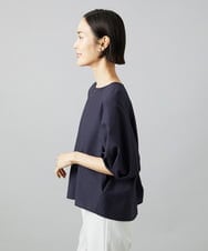 F6BID09230 MICHEL KLEIN(小さいサイズ)(メゾン ドゥ サンク) [小さいサイズ]パフスリーブブラウス ライトグレー