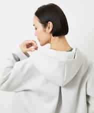 F6CDD01230 MICHEL KLEIN(小さいサイズ)(メゾン ドゥ サンク) [小さいサイズ]ダンボールパーカー ライトグリーン