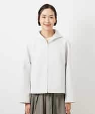 F6CDD01230 MICHEL KLEIN(小さいサイズ)(メゾン ドゥ サンク) [小さいサイズ]ダンボールパーカー ライトグリーン