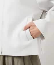 F6CDD01230 MICHEL KLEIN(小さいサイズ)(メゾン ドゥ サンク) [小さいサイズ]ダンボールパーカー ライトグリーン