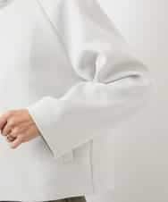 F6CDD01230 MICHEL KLEIN(小さいサイズ)(メゾン ドゥ サンク) [小さいサイズ]ダンボールパーカー ライトグリーン