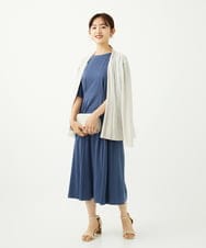 F6CJA01200 MICHEL KLEIN(小さいサイズ)(メゾン ドゥ サンク) ［小さいサイズ］ショートトッパーカーディガン(紫外線/冷房対策に) オフホワイト