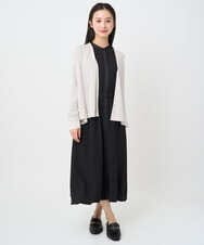 F6CJA01200 MICHEL KLEIN(小さいサイズ)(メゾン ドゥ サンク) ［小さいサイズ］ショートトッパーカーディガン(紫外線/冷房対策に) オフホワイト