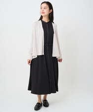 F6CJA01200 MICHEL KLEIN(小さいサイズ)(メゾン ドゥ サンク) ［小さいサイズ］ショートトッパーカーディガン(紫外線/冷房対策に) オフホワイト