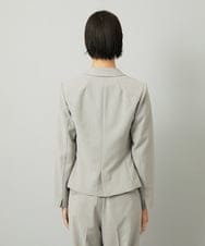 F6DAD36380 MICHEL KLEIN(小さいサイズ)(メゾン ドゥ サンク) [小さいサイズ][セットアップ対応]テーラードジャケット グレー