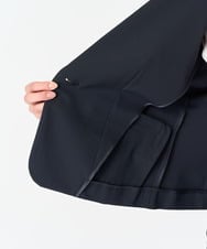 F6DDA06380 MICHEL KLEIN(小さいサイズ)(メゾン ドゥ サンク) [小さいサイズ]ストレッチテーラードジャケット(セットアップ対応/2サイズあり/裏地なし) ネイビー