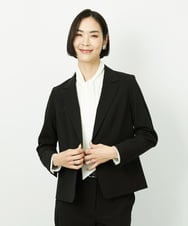 F6DDD01450 MICHEL KLEIN(小さいサイズ)(メゾン ドゥ サンク) [小さいサイズ][セットアップ対応]テーラードジャケット グレー