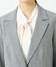 F6DDD01450 MICHEL KLEIN(小さいサイズ)(メゾン ドゥ サンク) [小さいサイズ][セットアップ対応]テーラードジャケット グレー