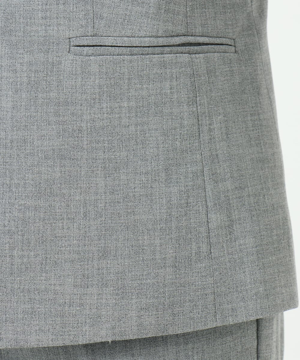 F6DDD01450 MICHEL KLEIN(小さいサイズ)(メゾン ドゥ サンク) [小さいサイズ][セットアップ対応]テーラードジャケット グレー