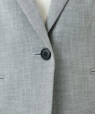 F6DDD01450 MICHEL KLEIN(小さいサイズ)(メゾン ドゥ サンク) [小さいサイズ][セットアップ対応]テーラードジャケット グレー