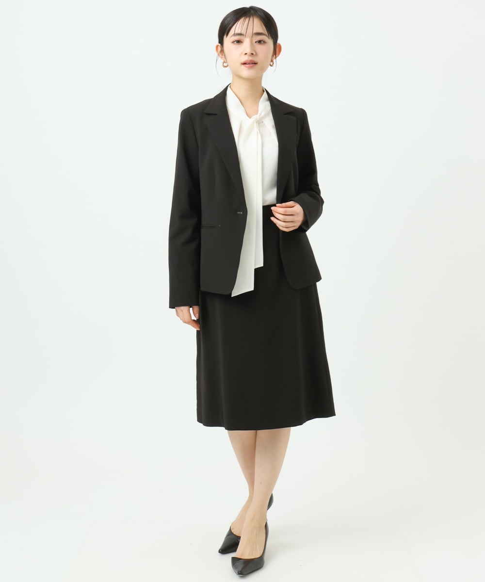 F6DDD01450 MICHEL KLEIN(小さいサイズ)(メゾン ドゥ サンク) [小さいサイズ][セットアップ対応]テーラードジャケット グレー