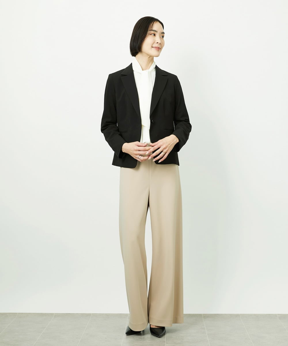 F6DDD01450 MICHEL KLEIN(小さいサイズ)(メゾン ドゥ サンク) [小さいサイズ][セットアップ対応]テーラードジャケット グレー