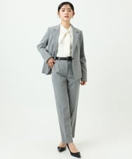 F6DDD01450 MICHEL KLEIN(小さいサイズ)(メゾン ドゥ サンク) [小さいサイズ][セットアップ対応]テーラードジャケット グレー