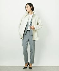 F6DDD01450 MICHEL KLEIN(小さいサイズ)(メゾン ドゥ サンク) [小さいサイズ][セットアップ対応]テーラードジャケット グレー