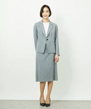 F6DDD01450 MICHEL KLEIN(小さいサイズ)(メゾン ドゥ サンク) [小さいサイズ][セットアップ対応]テーラードジャケット グレー