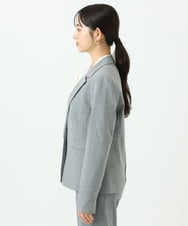 F6DDD01450 MICHEL KLEIN(小さいサイズ)(メゾン ドゥ サンク) [小さいサイズ][セットアップ対応]テーラードジャケット グレー