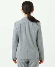 F6DDD01450 MICHEL KLEIN(小さいサイズ)(メゾン ドゥ サンク) [小さいサイズ][セットアップ対応]テーラードジャケット グレー