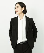 F6DDD01450 MICHEL KLEIN(小さいサイズ)(メゾン ドゥ サンク) [小さいサイズ][セットアップ対応]テーラードジャケット ブラック