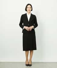 F6DDD01450 MICHEL KLEIN(小さいサイズ)(メゾン ドゥ サンク) [小さいサイズ][セットアップ対応]テーラードジャケット ブラック