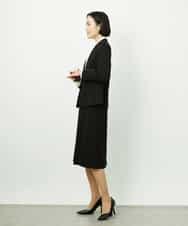 F6DDD01450 MICHEL KLEIN(小さいサイズ)(メゾン ドゥ サンク) [小さいサイズ][セットアップ対応]テーラードジャケット ブラック