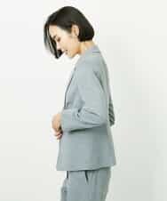 F6DDD01450 MICHEL KLEIN(小さいサイズ)(メゾン ドゥ サンク) [小さいサイズ][セットアップ対応]テーラードジャケット ブラック