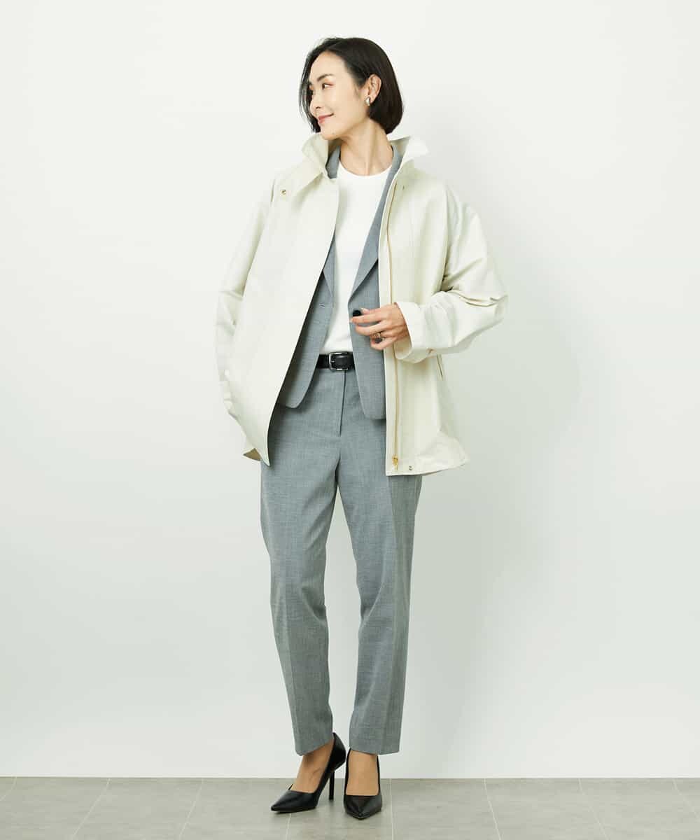 F6DDD01450 MICHEL KLEIN(小さいサイズ)(メゾン ドゥ サンク) [小さいサイズ][セットアップ対応]テーラードジャケット ブラック