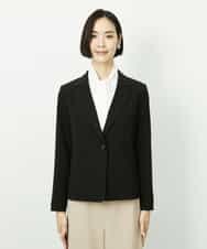 F6DDD01450 MICHEL KLEIN(小さいサイズ)(メゾン ドゥ サンク) [小さいサイズ][セットアップ対応]テーラードジャケット ブラック