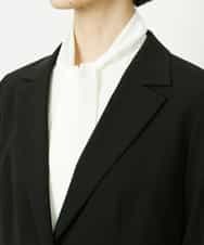 F6DDD01450 MICHEL KLEIN(小さいサイズ)(メゾン ドゥ サンク) [小さいサイズ][セットアップ対応]テーラードジャケット ブラック