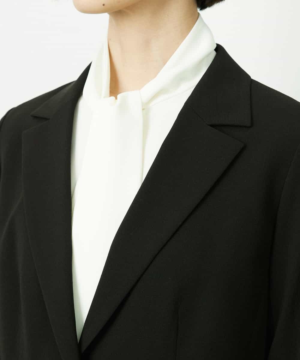 F6DDD01450 MICHEL KLEIN(小さいサイズ)(メゾン ドゥ サンク) [小さいサイズ][セットアップ対応]テーラードジャケット ブラック