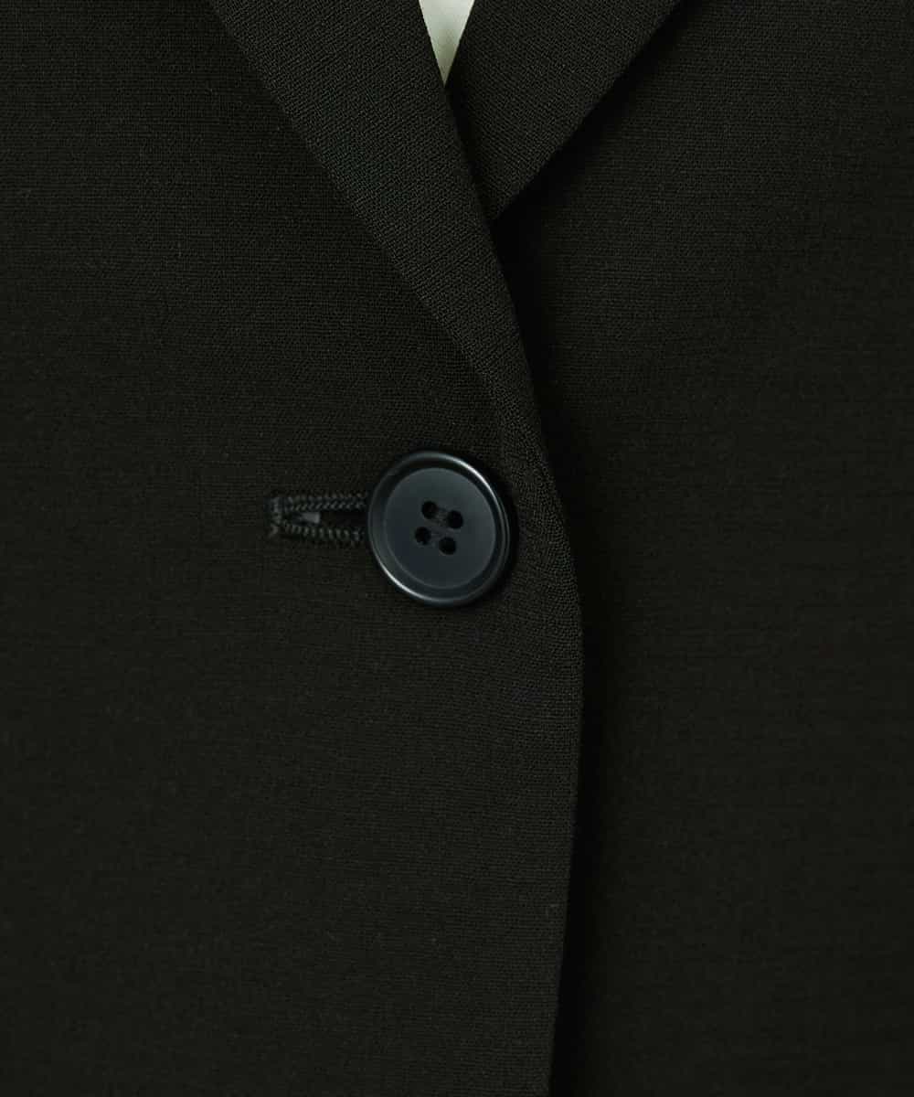 F6DDD01450 MICHEL KLEIN(小さいサイズ)(メゾン ドゥ サンク) [小さいサイズ][セットアップ対応]テーラードジャケット ブラック