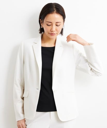 F6DGS42360  [小さいサイズ]バランサーキュラー(R)テーラードジャケット（背抜き/セットアップ対応/PLUS JACKET）