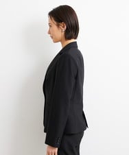 F6DGS42360 MICHEL KLEIN(小さいサイズ)(メゾン ドゥ サンク) [小さいサイズ]バランサーキュラー(R)テーラードジャケット（背抜き/セットアップ対応/PLUS JACKET） ブラック(94)