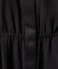 F6EAD05360 MICHEL KLEIN(小さいサイズ)(メゾン ドゥ サンク) [小さいサイズ]ノーカラーフレアーワンピース ブルー