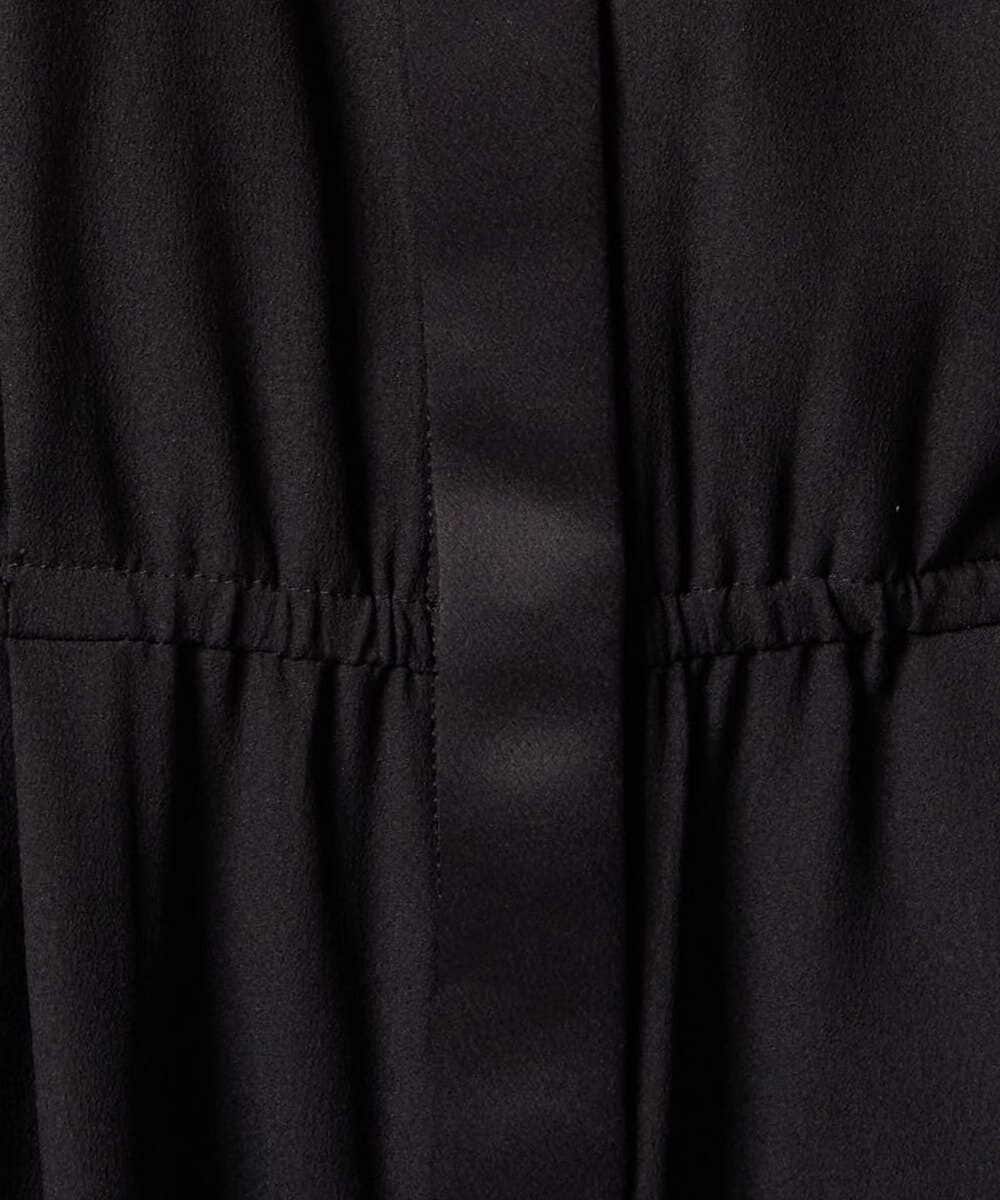 F6EAD05360 MICHEL KLEIN(小さいサイズ)(メゾン ドゥ サンク) [小さいサイズ]ノーカラーフレアーワンピース ブルー